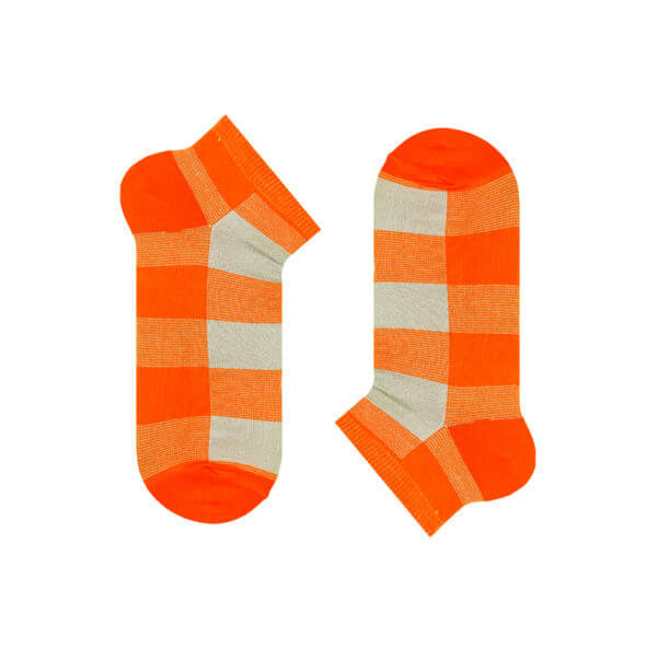 Grey-orange tartan